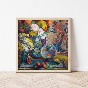 Fish, Fruits, and Flowers   Kathryn E. Cherry Poster