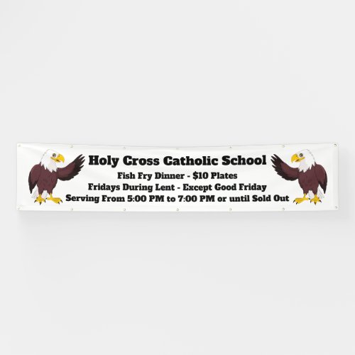 Fish Fry Event or Fundraiser School Banner