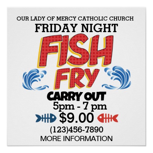 FISH FRY Instant Download or Poster  Both 