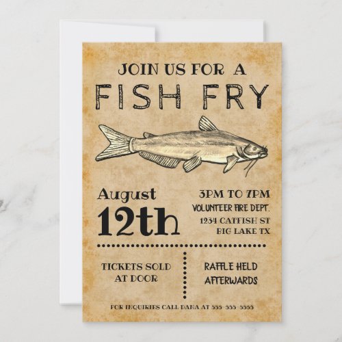 Fish Fry Invitation