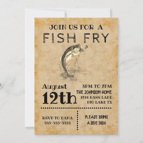 Fish Fry Invitation