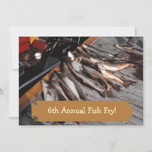 Fish Fry Invitations