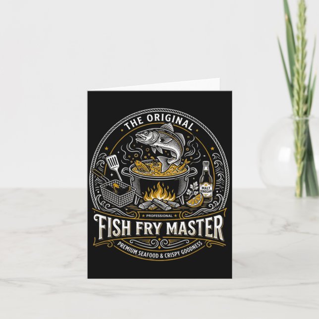 Fish Fry Master Seafood Cook Card (Front)