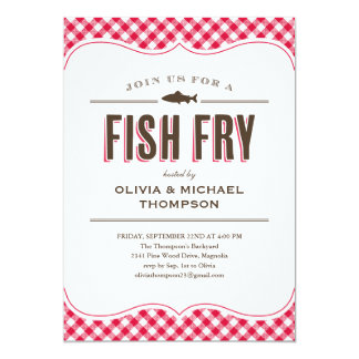 Fish Fry Birthday Invitations 6