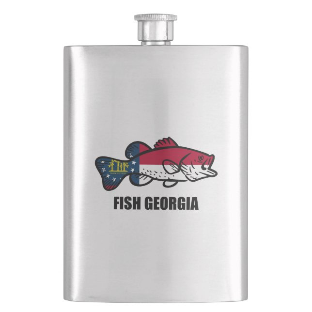 Fish Georgia Flask (Front)