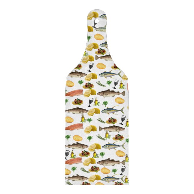 Fish Glass Cutting Board (Front)
