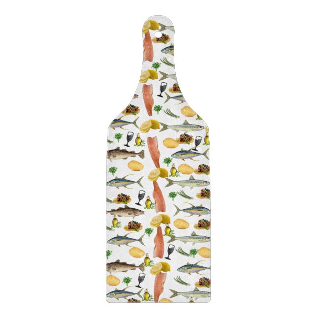 Fish Glass Cutting Board (Front)