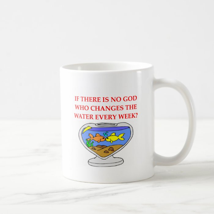 fish god coffee mug