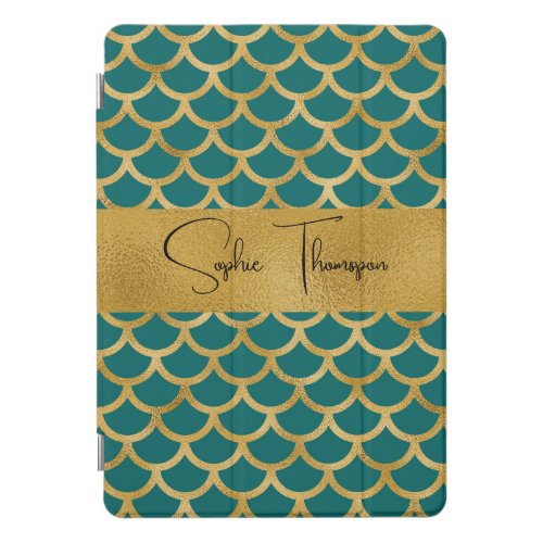 Fish gold golden scales iPad pro cover
