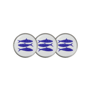 Fish  golf ball marker