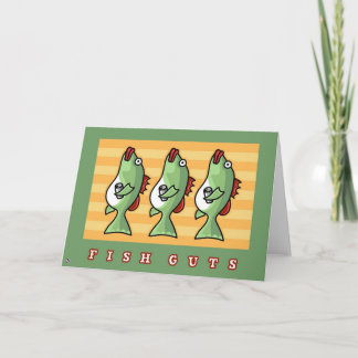 fish guts card