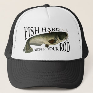 Fish Hard Catfish Trucker Hat