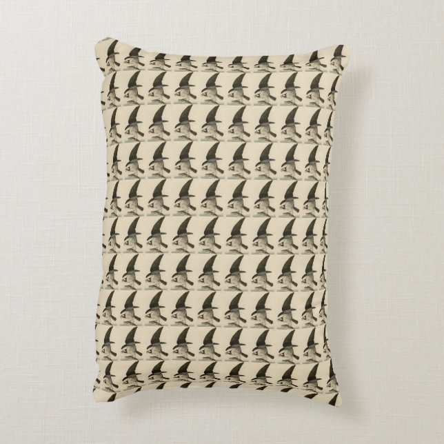 Fish Hawk, Osprey, from Audubon's Birds of America Accent Pillow (Back(Vertical))
