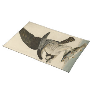 Fish Hawk, Osprey, from Audubon's Birds of America Cloth Placemat