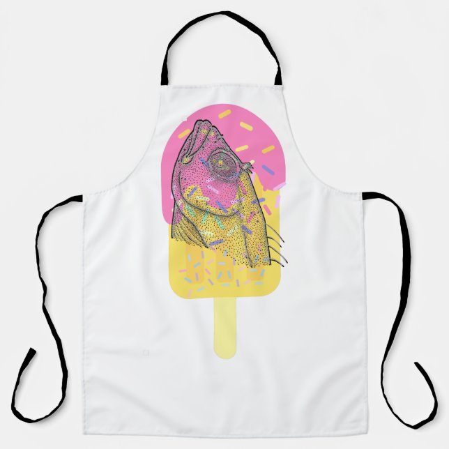 Fish Head Delight The Quirky Frozen Treat Apron (Front)
