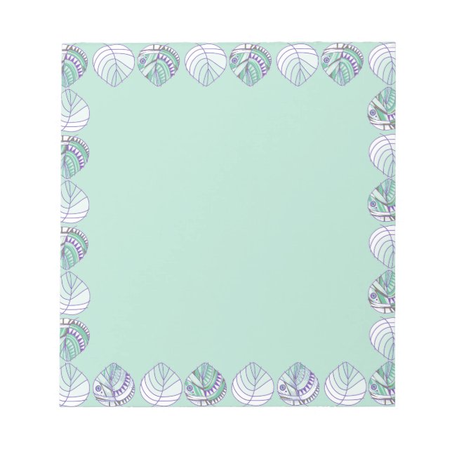 Fish Head Leaves Seagrass Multi Notepad (Front)