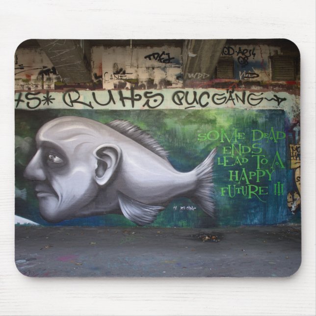 Fish Head Mouse Pad (Front)