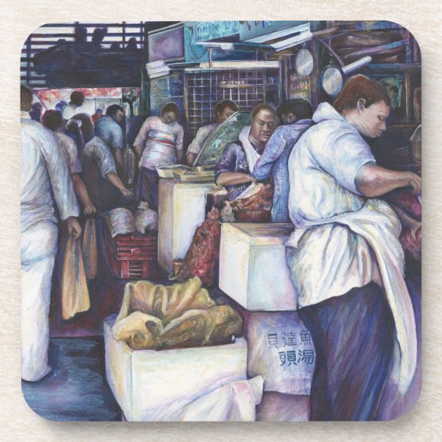 Fish Head Soup, Singapore Beverage Coaster (Front)