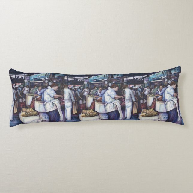 Fish Head Soup, Singapore Body Pillow (Back)