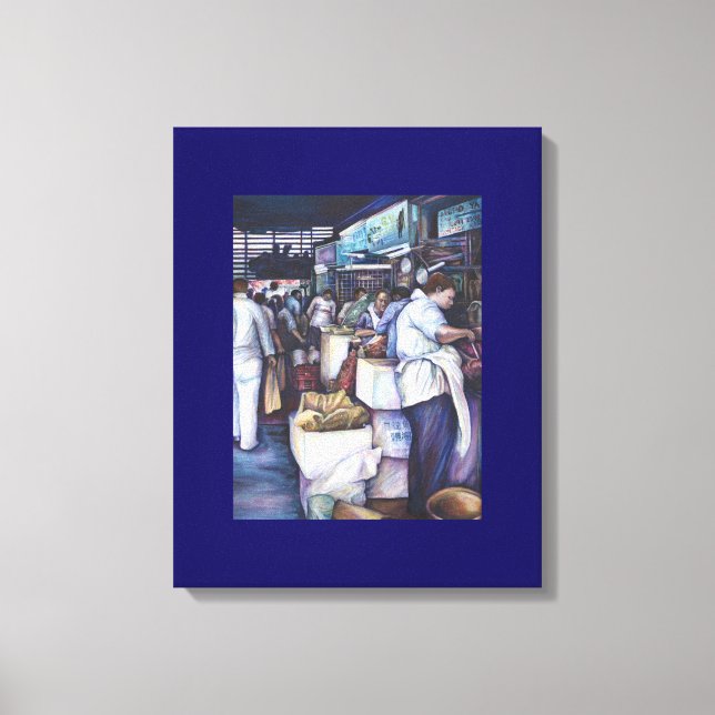 Fish Head Soup Singapore Canvas Print (Front)