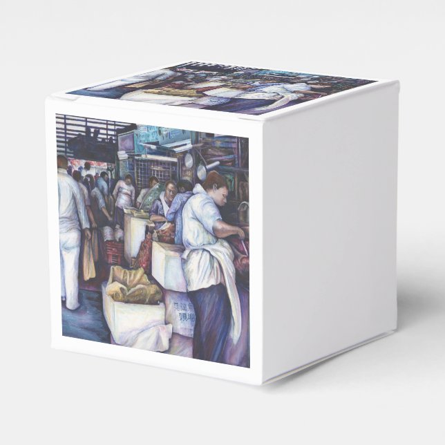 Fish Head Soup, Singapore Favor Boxes (Front Side)