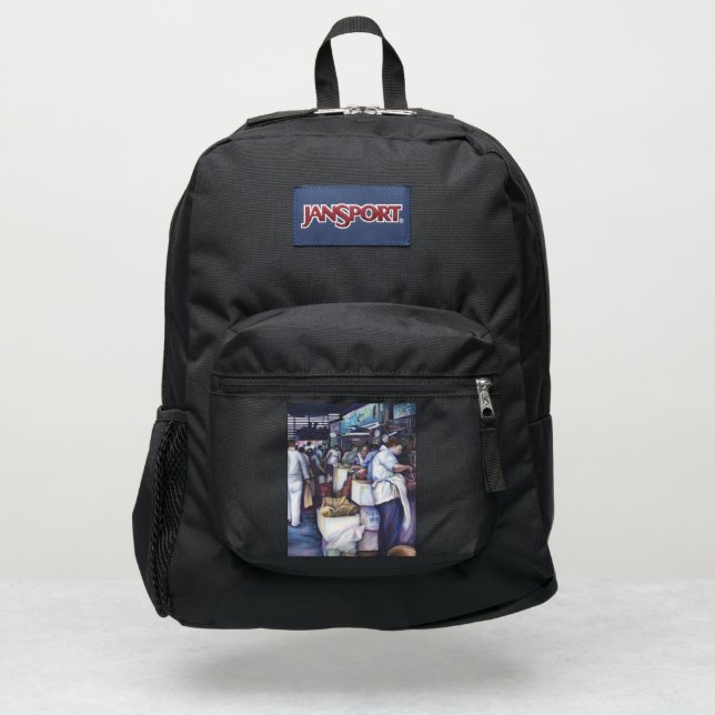 Fish Head Soup, Singapore JanSport Backpack (Front)