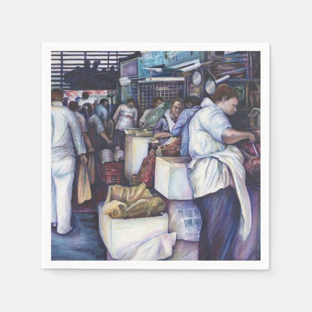 Fish Head Soup, Singapore Paper Napkins (Front)