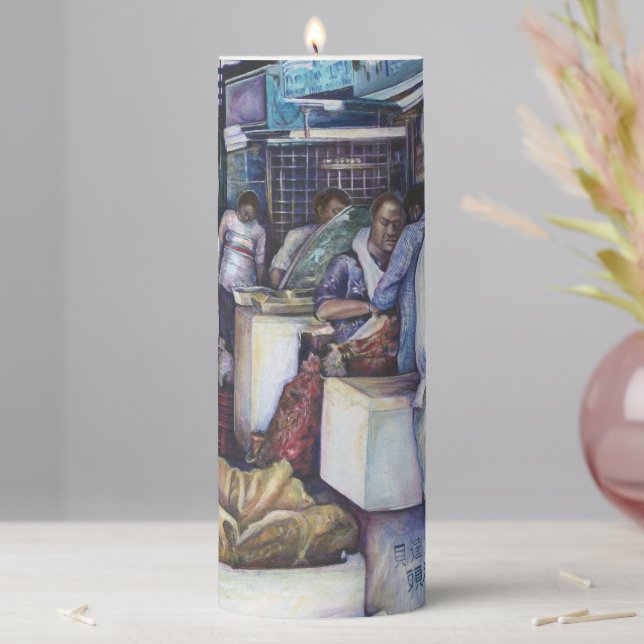 Fish Head Soup, Singapore Pillar Candle (In Situ)