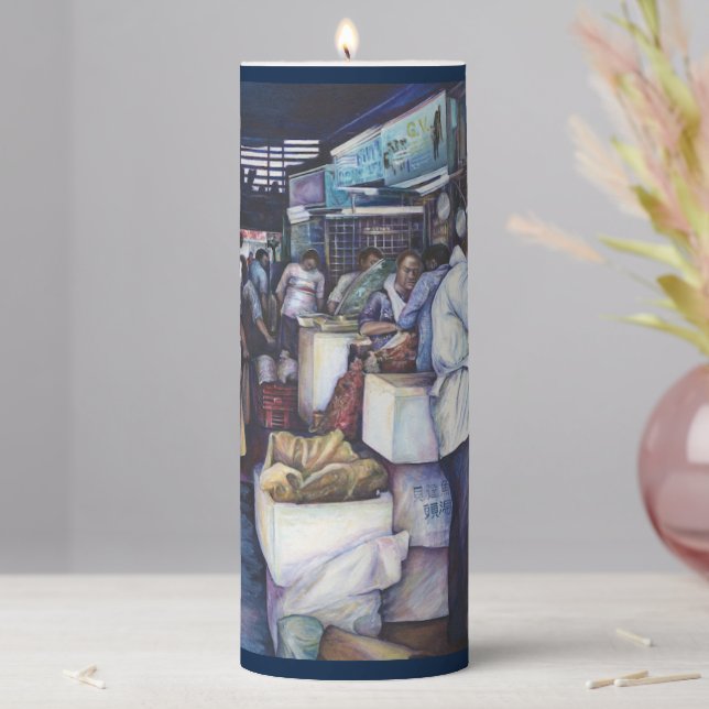 Fish Head Soup, Singapore Pillar Candle (In Situ)