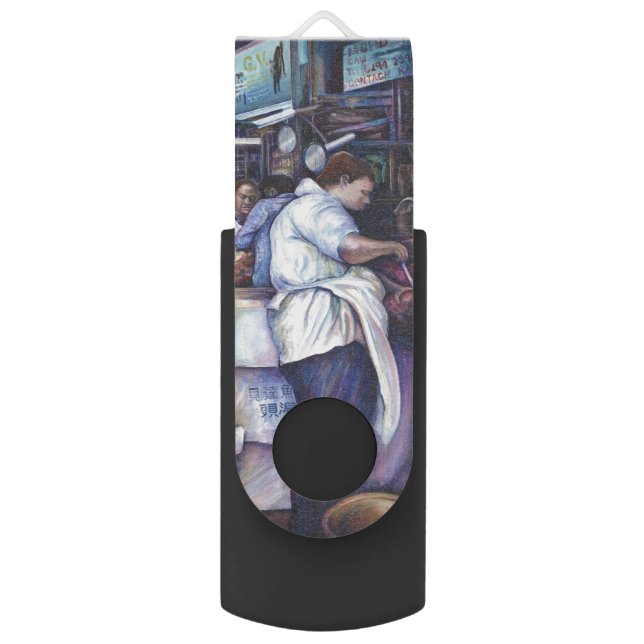 Fish Head Soup, Singapore USB Flash Drive (Front Vertical)