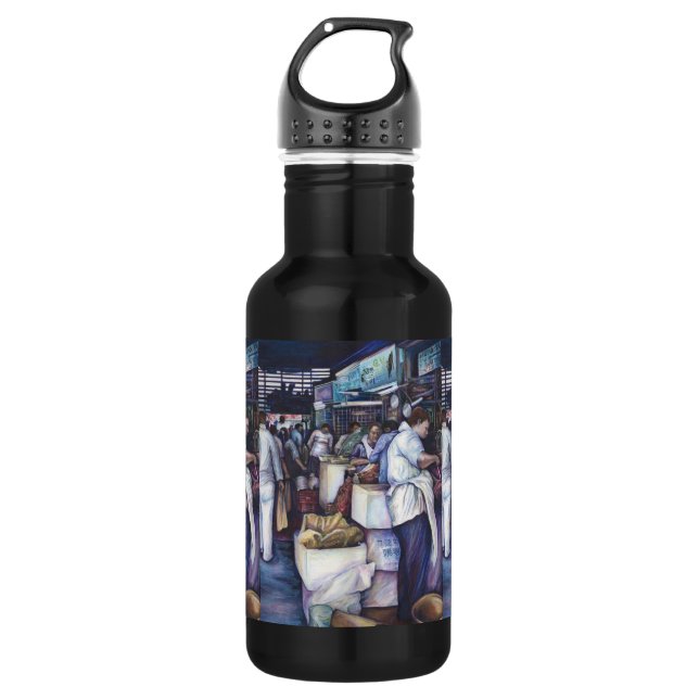 Fish Head Soup, Singapore Water Bottle (Front)