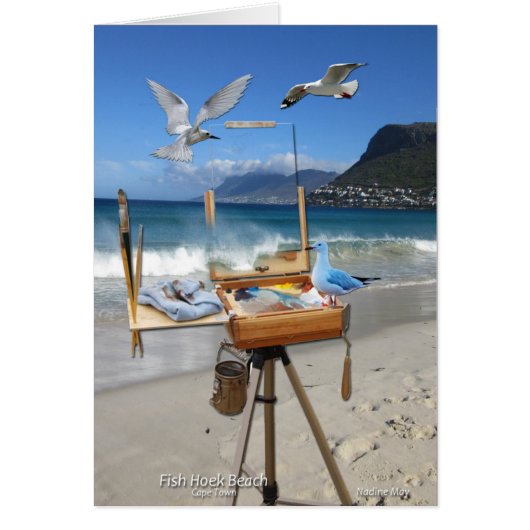 Fish Hoek Beach - Cape Town Cards (Front)