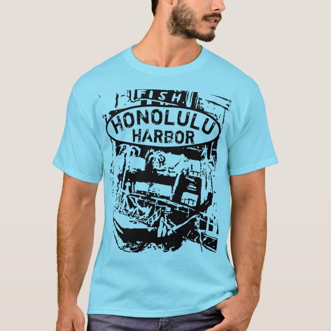 FISH HONOLULU HARBOR T-Shirt (Front)