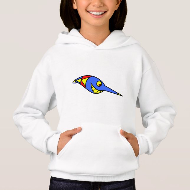 fish hoodie funny fish hoodie by jango (Front)