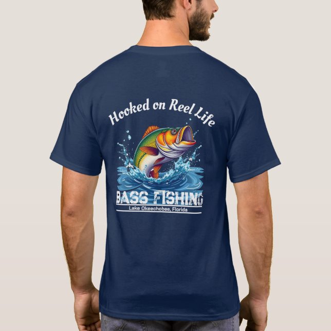 Fish-Hooked on Reel Life T-Shirt (Back)