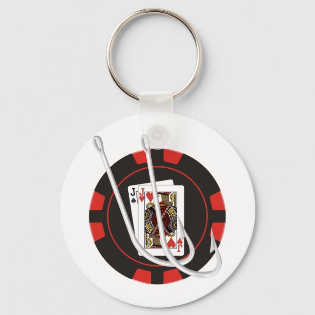 Fish Hooks Keychain (Front)