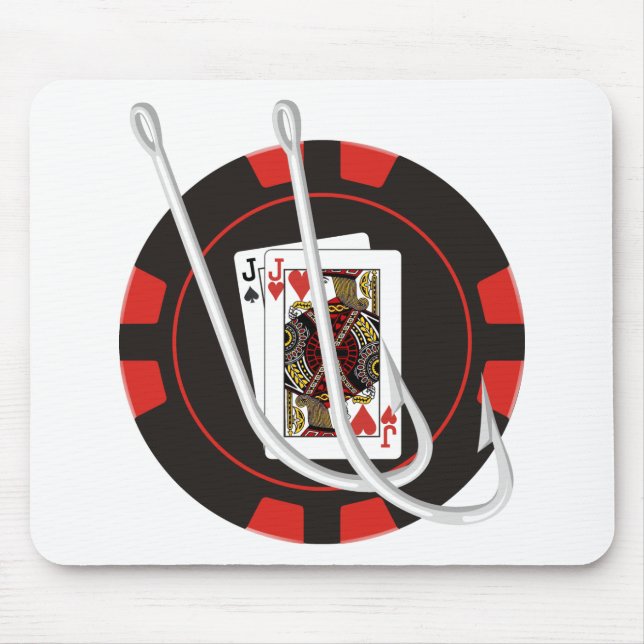 Fish Hooks Mouse Pad (Front)