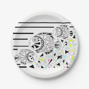 Fish . Horoscope . Paper Plates