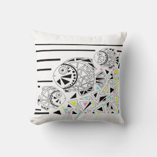 Fish . Horoscope . Throw Pillow