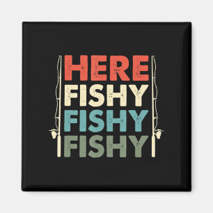 Fish Hunting Fishing Fishrod Fisherman Magnet