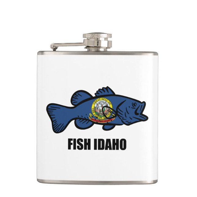 Fish Idaho Flask (Front)