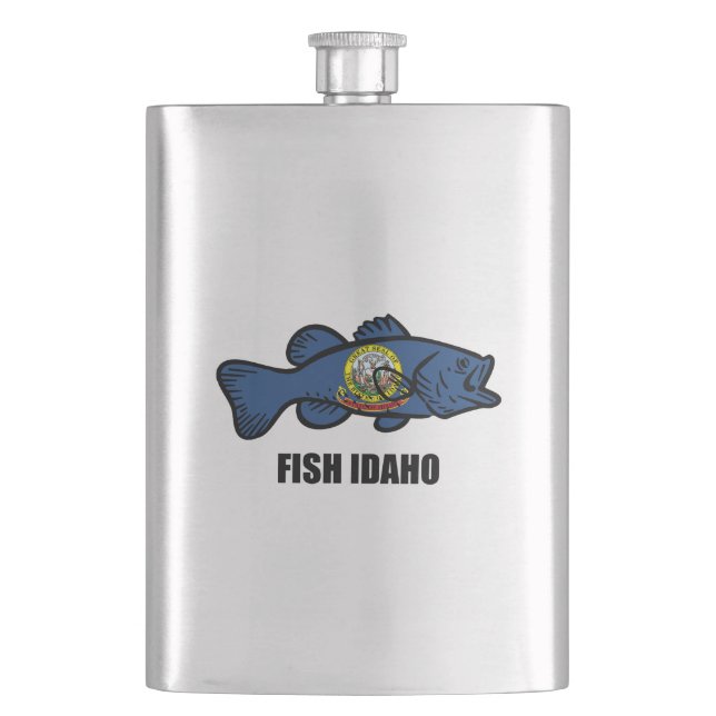 Fish Idaho Flask (Front)