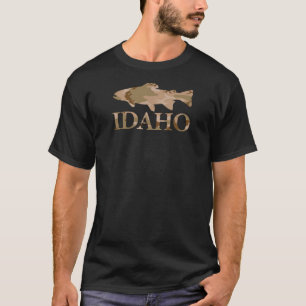 Fish Idaho Olive Camo Trout T-Shirt