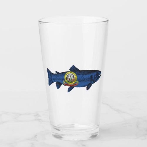 Fish Idaho Trout Glass