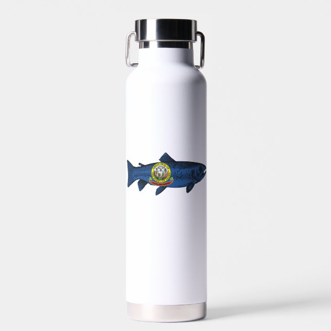 Fish Idaho Trout Water Bottle (Front)