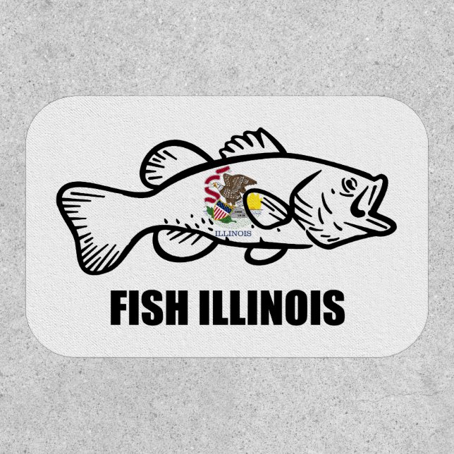 Fish Illinois Bass Patch (Front)