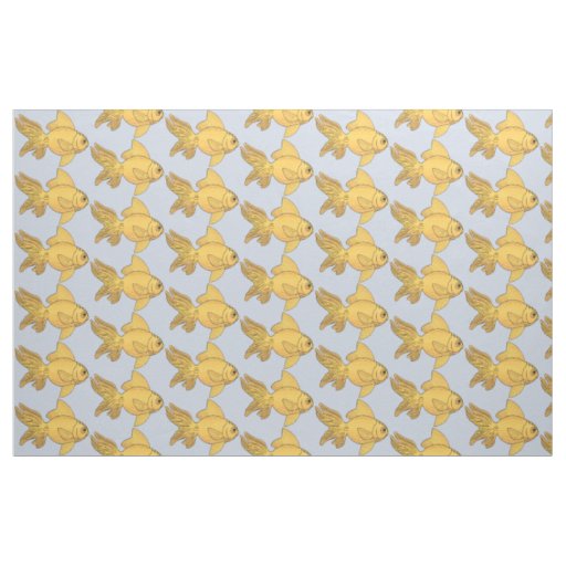 Fish illustration custom fabric