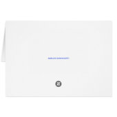 Fish image for Birthday Greeting card (Back Horizontal)