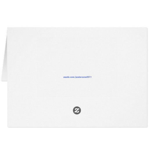 Fish image for Birthday Greeting card (Back Horizontal)