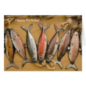 Fish image for Birthday Greeting card (Front Horizontal)